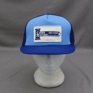 Vintage Patched Trucker Hat - Sekura Auctions - Adult Snapback
